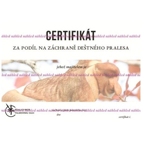 Certifikát kahau